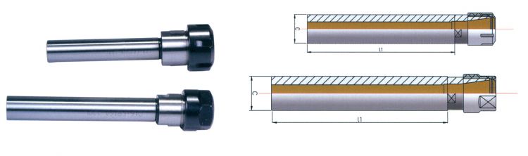 Picture of BRT Tools BRT-06111235 Collet Chuck R11 0.5000 12.70mm - 1/2 Shank 3.5000 Gauge Length